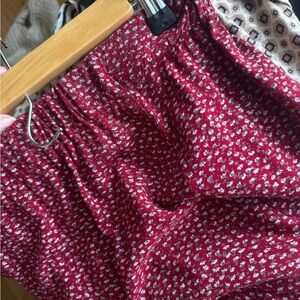 John Galt long floral skirt